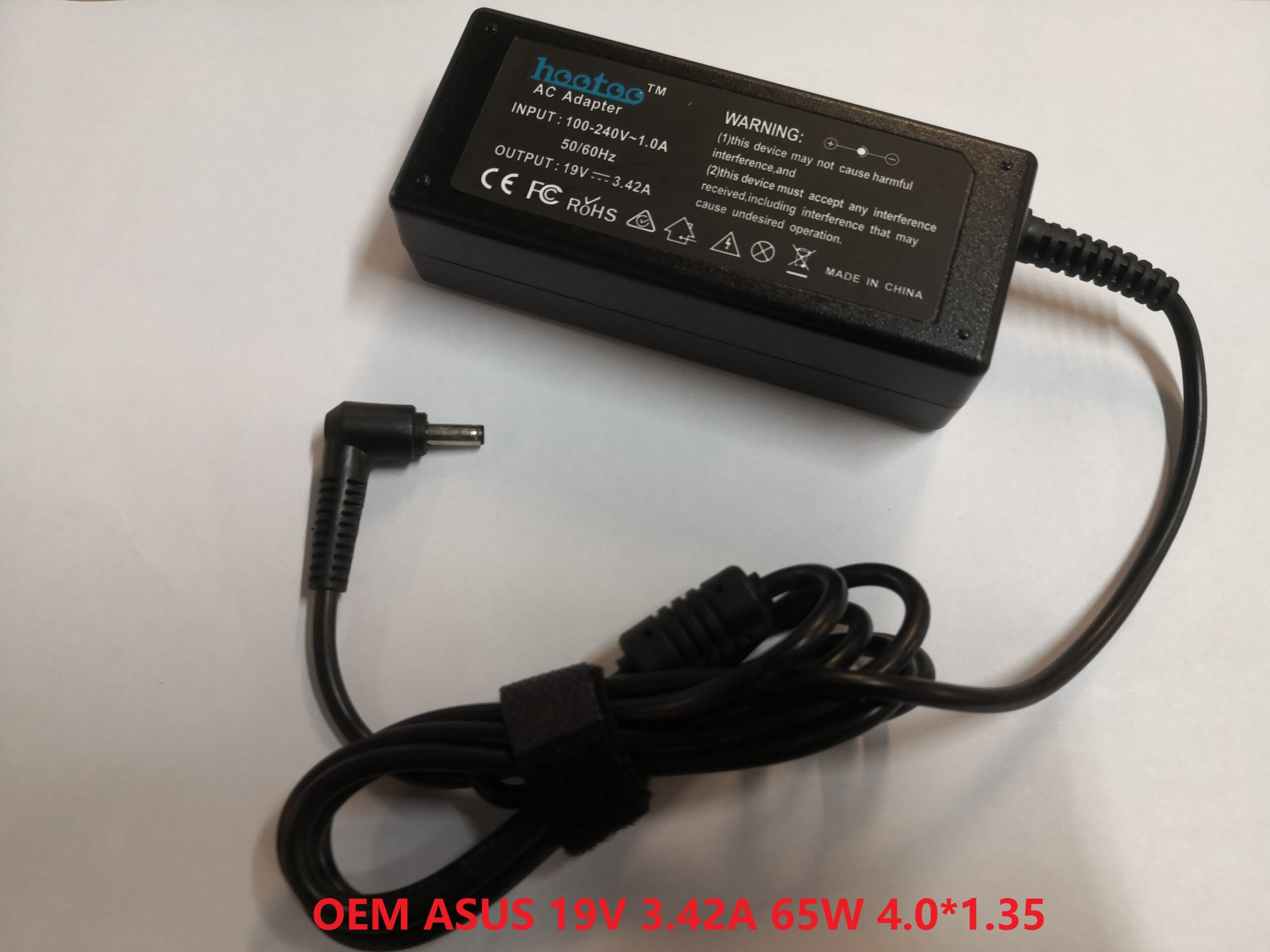 OEM Asus 19V 3.42A (4.0 x 1.35) Power Adapter