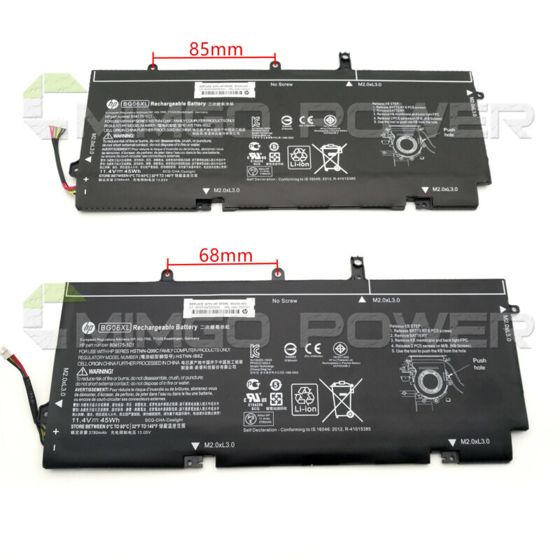 Original BG06XL Battery for HP EliteBook 1040 G3 HSTNN-IB6Z 804175-1C1