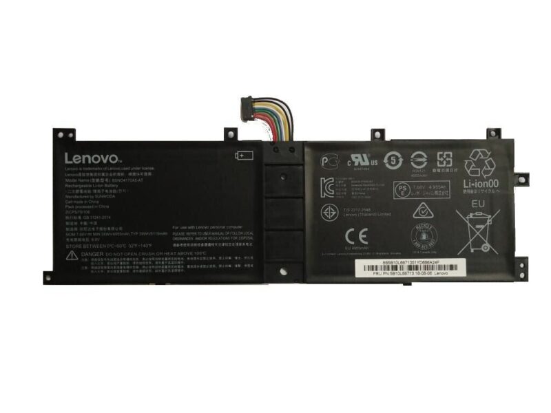 Original Lenovo Battery for Miix5 pro Miix 510 7.68V 38Wh 4955mAh PN: 5B10L68713 BSNO4170A5-AT