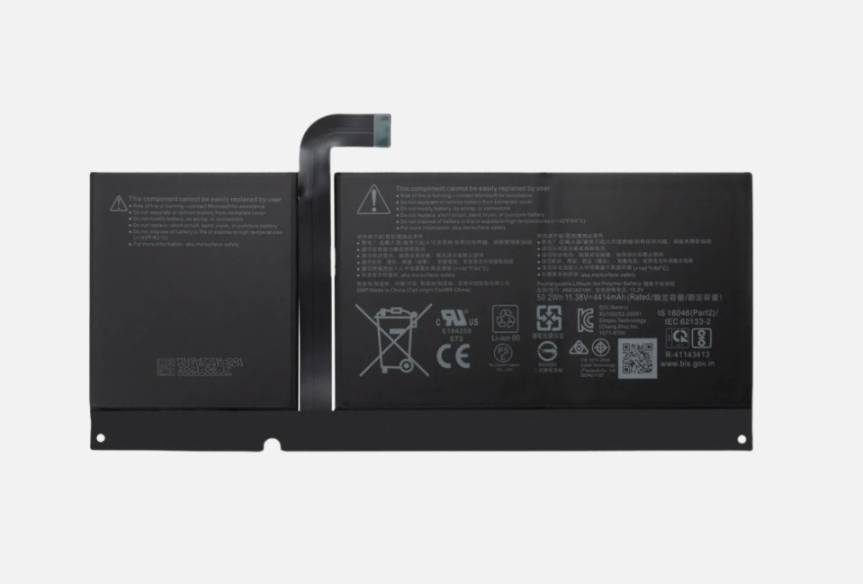Original DYNC01 96BTA015H 96BTA016H Laptop Battery For Microsoft Surface Pro 8 1983 1982