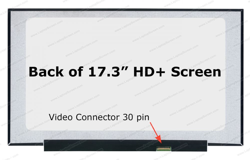 17.3 LED Screen 30pin eDP Slim HD+ 1600x900 B173RTN03.1 Non-bracket Non-Touch