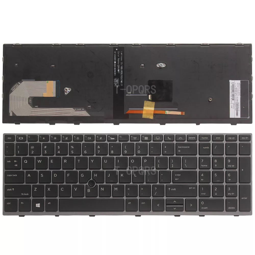 HP EliteBook 755 750 G5 G6 850 G6 G5 US with Frame Keyboard