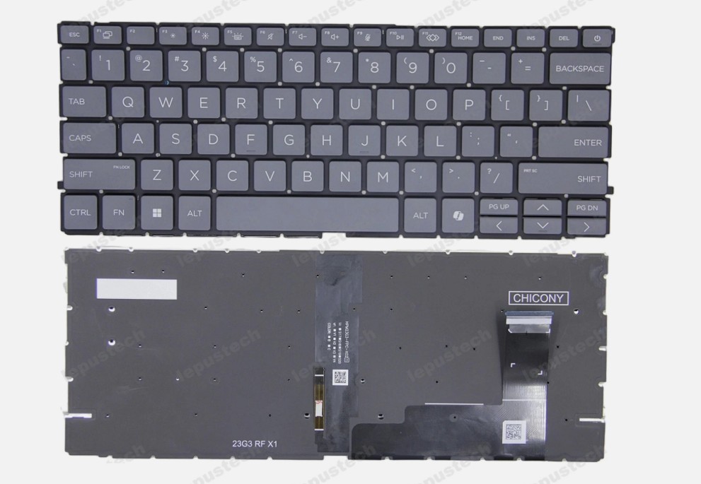Laptop Keyboard for HP Probook 440 G11, 445 G11, 630 G11, 635 G11, 640 G11, 645 G11, 840 G11, 845 G11 Copilot Black US Backlight