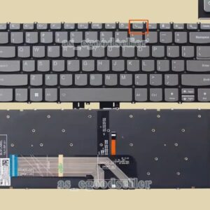 Lenovo IdeaPad / Flex 5-14ARE05 5-14IIL05 Keyboard US Backlit Gray F10 Phone