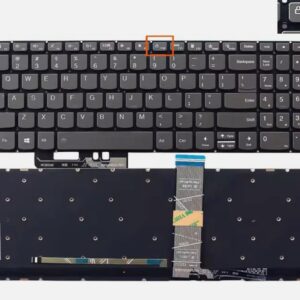Laptop Keyboard Lenovo IdeaPad 5 15IAL7 F10 Lock--Gray Backlight